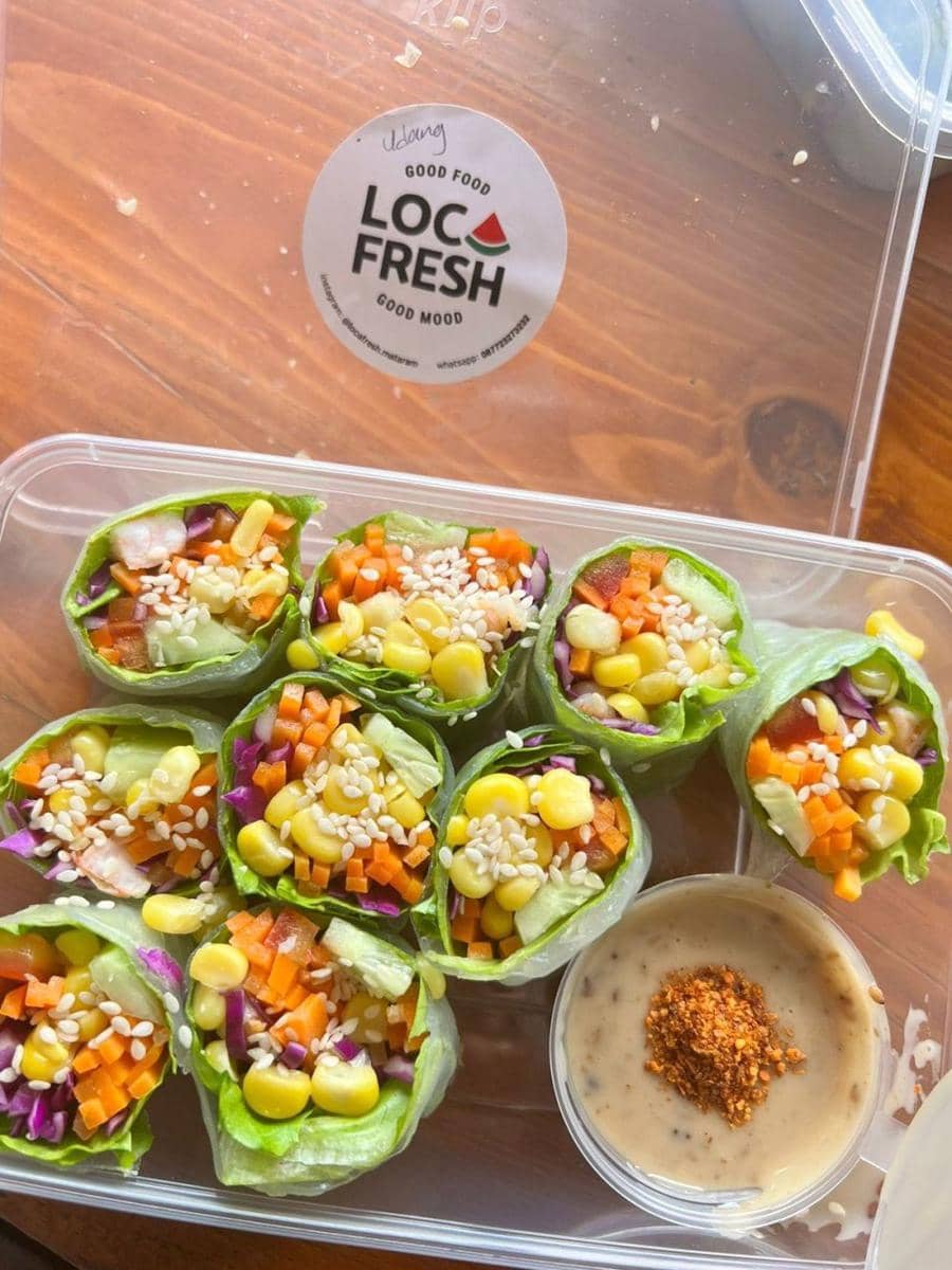 Salah satu menu salad yang dijual Locafresh (dok Fifi)