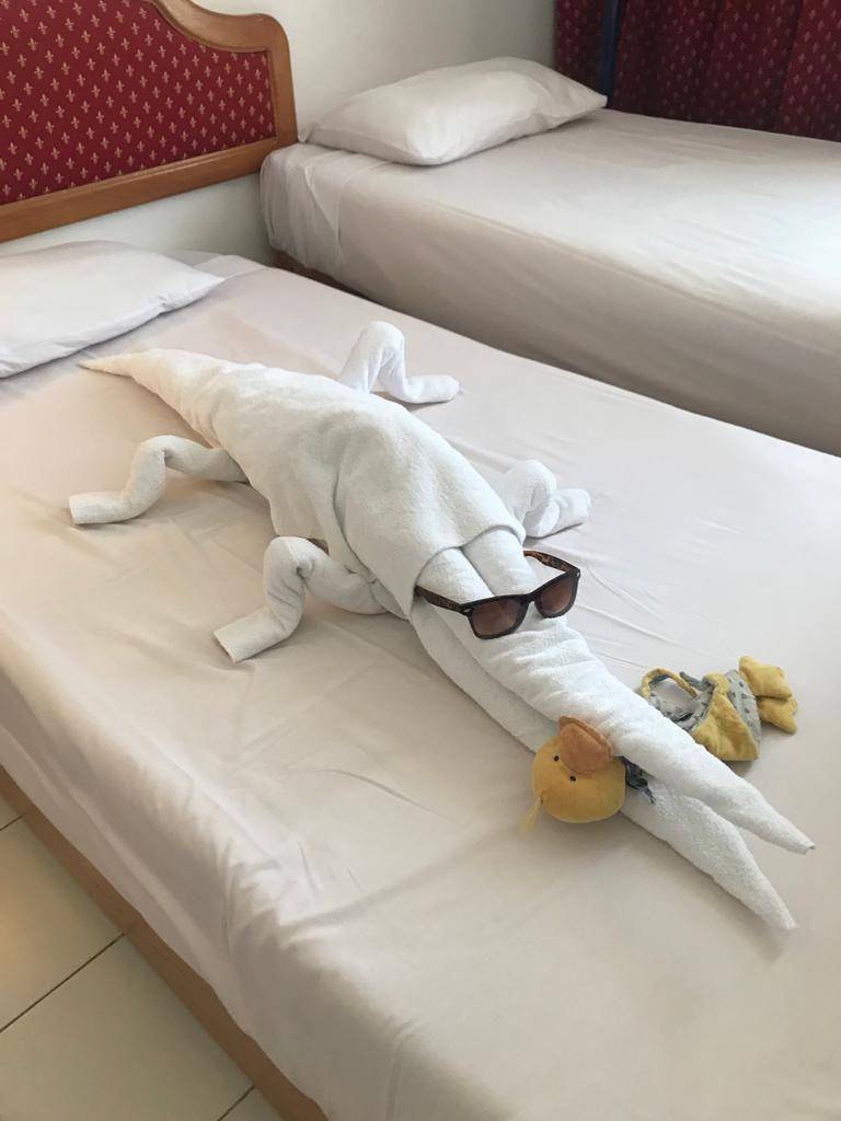 potret bentuk handuk hotel kreatif (reddit.com/user/LuisSweden)
