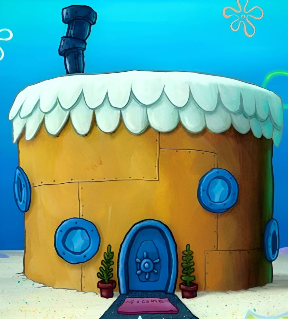 rumah masa kecil SpongeBob (dok. Nickelodeon/SpongeBob SquarePants)