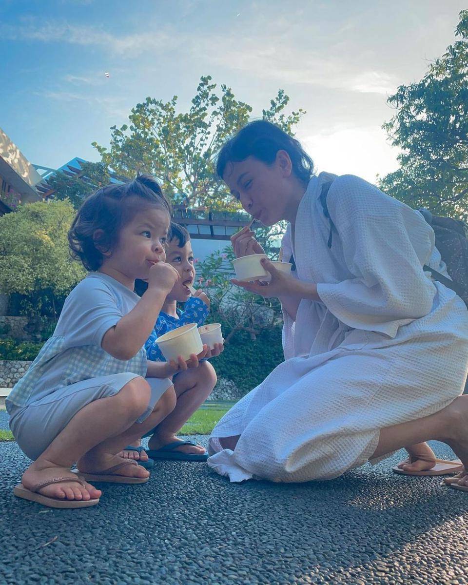 momen Kimberly Ryder dan keluarga liburan di Bali (instagram.com/kimbrlyryder)