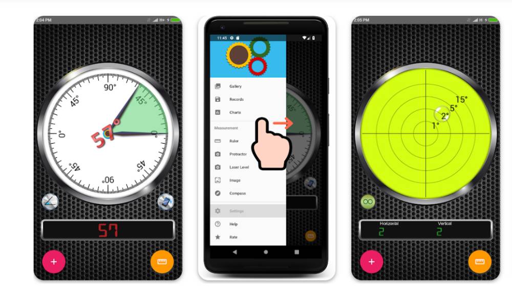 ilustrasi Angle Meter (play.google.com)