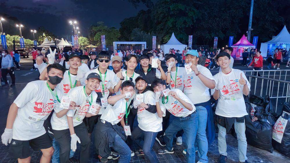 Indonesia-Argentina Berlaga, Pegadaian Bersih-bersih Sampahnya