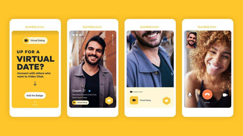 Bumble Location Virtual Dating Update Video Voice Call Donation (theverge.com)