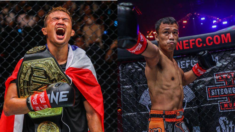 Superlek Kiatmoo9 dan Sitthichai Sitsongpeenong (dok. ONE Championship)