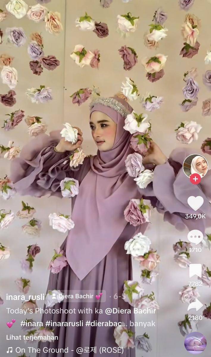 pemotretan terbaru Inara Rusli (tiktok.com/inaidola19!