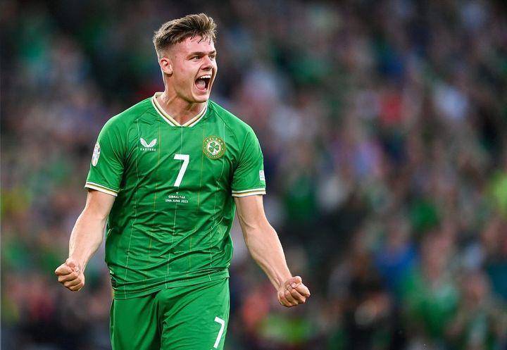 Evan Ferguson saat membela Timnas Irlandia. (instagram.com/evan.ferguson.9)