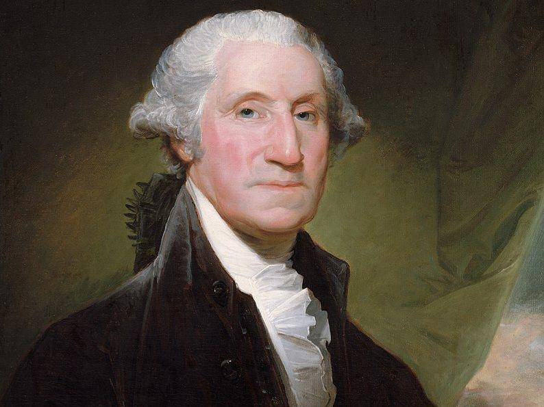 potret lukisan George Washington (commons.wikimedia.org/Gilbert Stuart)
