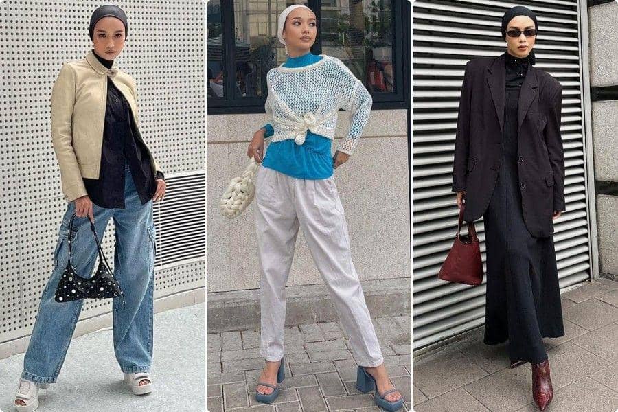 9 Layering Outfit ala Vira Tandia, Ada Gaya Kasual hingga Formal