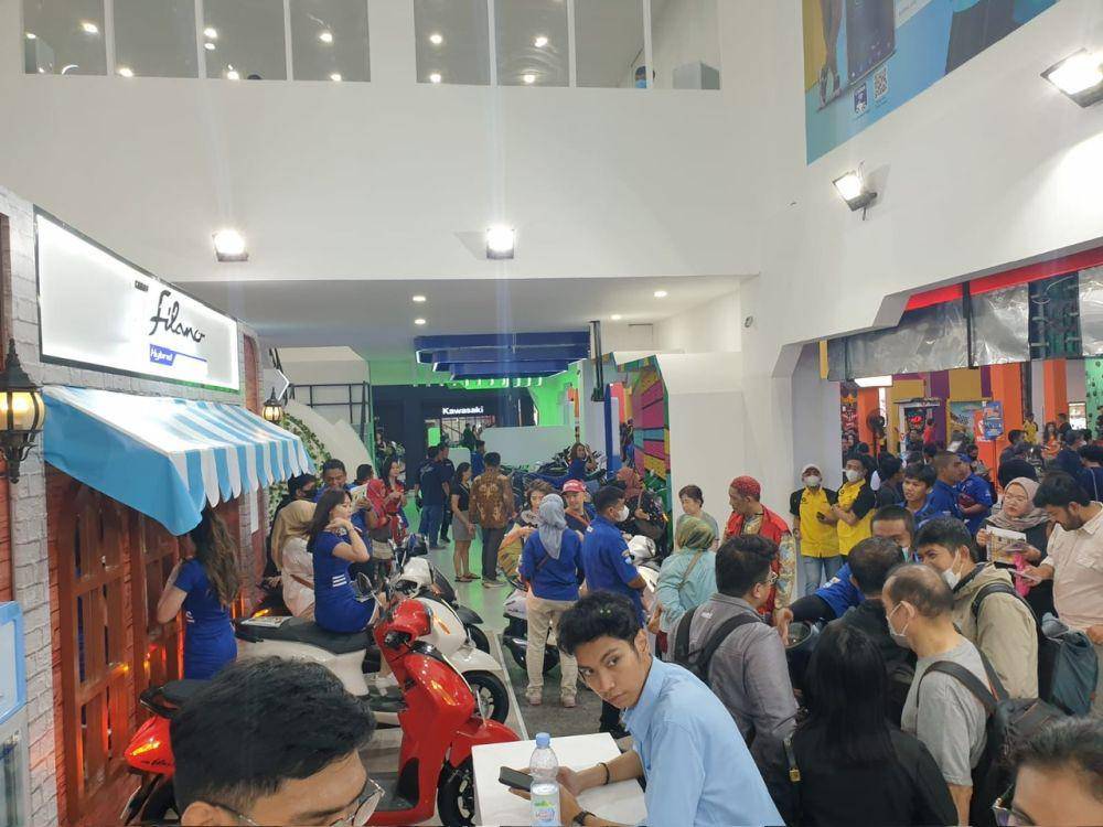 Tersedia juga games-games di booth Yamaha (dok. Yamaha)