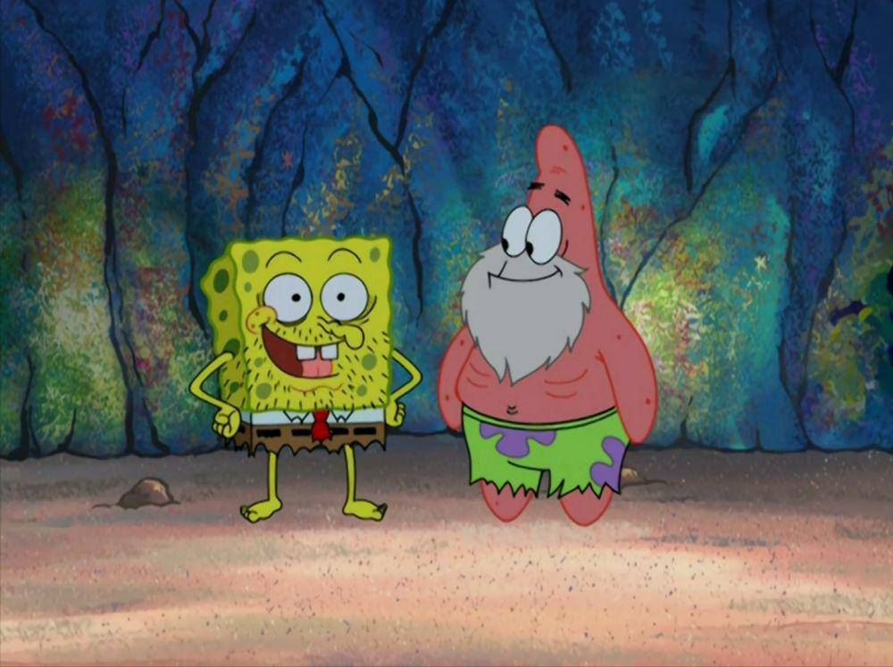 SpongeBob dan Patrick di gua (dok. Nickelodeon/SpongeBob SquarePants)