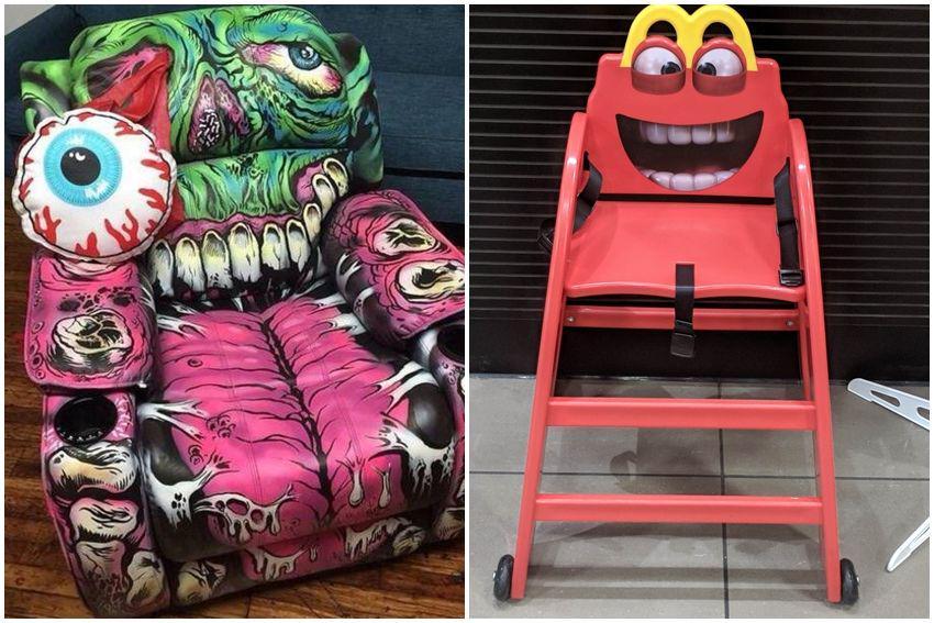 10 Potret Kursi Desain Creepy, Jangan Lihat kalau Gak Kuat!