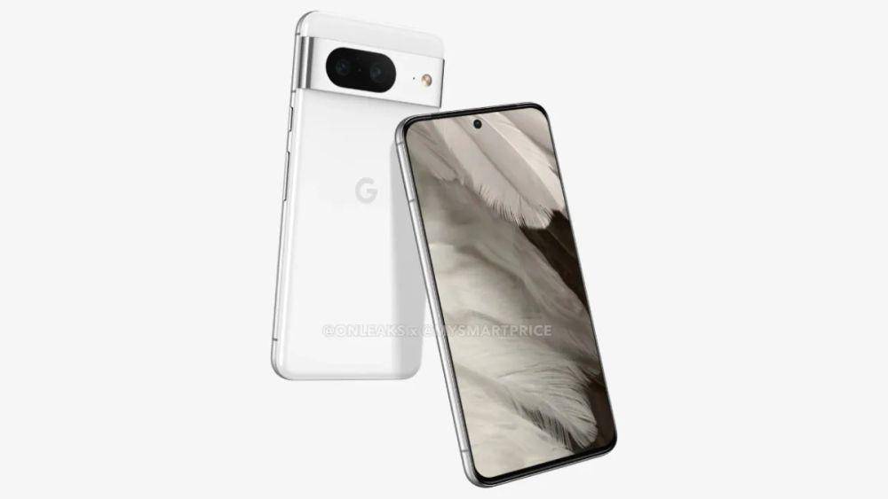 Google Pixel 8 (dok. onleaks)