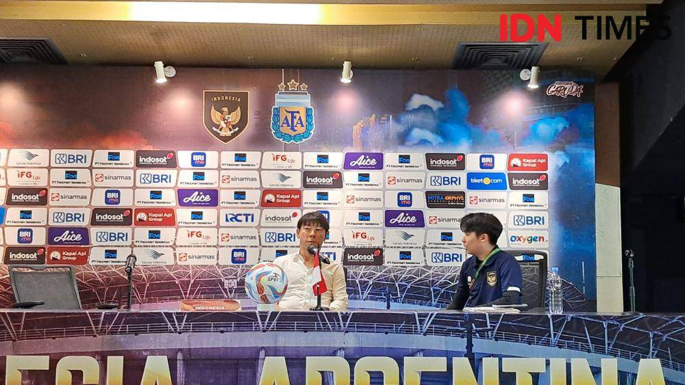 Pelatih Timnas Indonesia, Shin Tae Yong. (IDN Times/Sandy Firdaus)