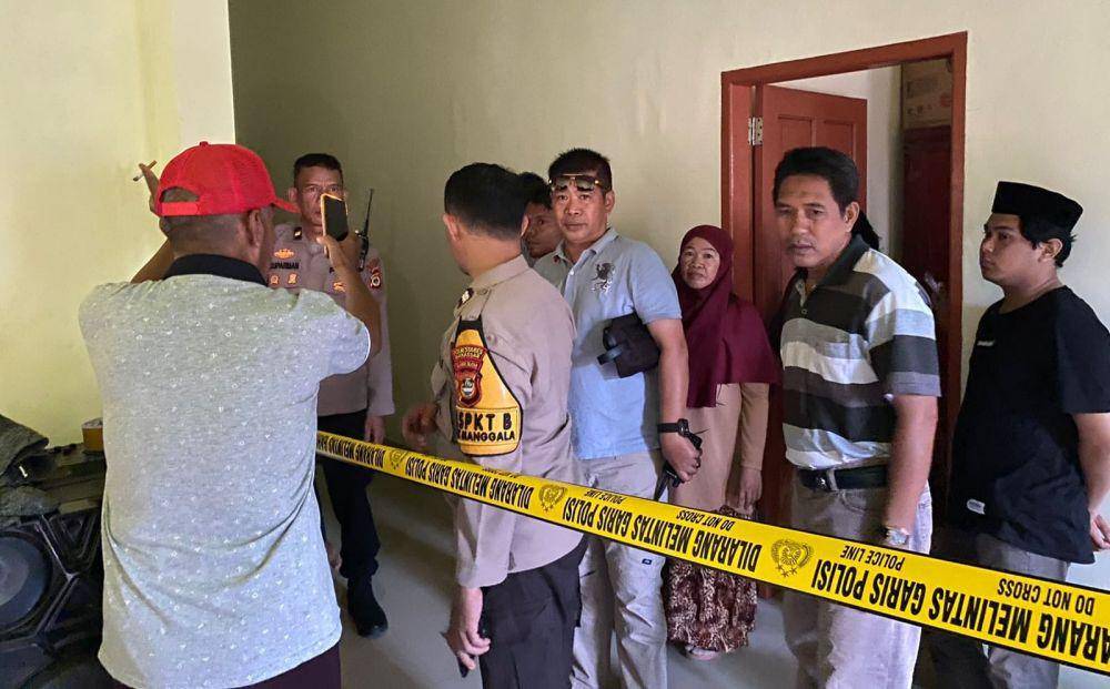 Lokasi rumah mahasiswa UNM Makassar yang tewas akibat ledakan hp/Istimewa