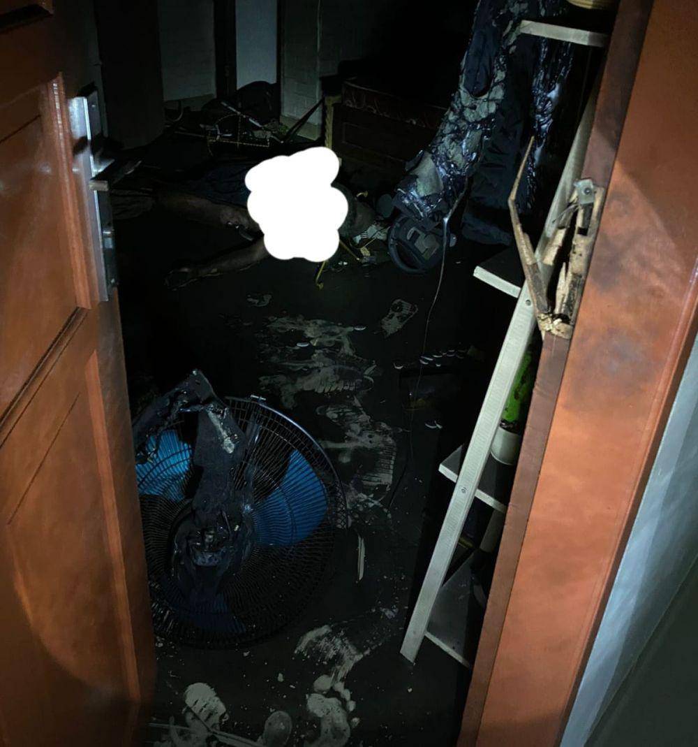 Lokasi rumah mahasiswa UNM Makassar yang tewas akibat ledakan hp/Istimewa