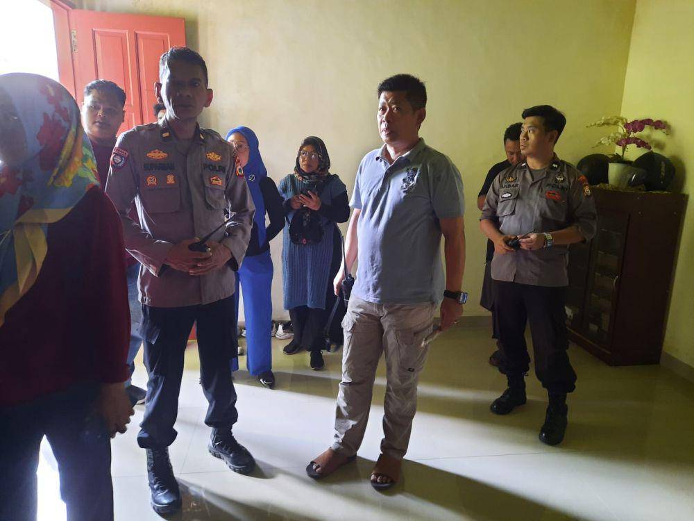 Lokasi rumah mahasiswa UNM Makassar yang tewas akibat ledakan hp/Istimewa