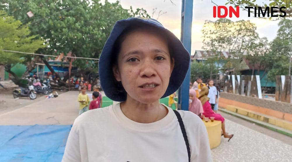 Ketua badan eksekutif SP Anging Mammiri, Suryani. (Dahrul Amri/IDN Times Sulsel)