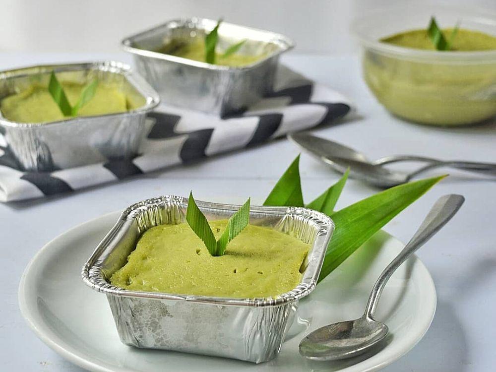 Resep Kue Bingka Telur Pandan, Bikinnya Hanya Perlu Dikukus