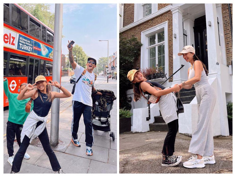 Ini 8 Momen Keluarga Bachdim Saat Hari Pertama Liburan di London