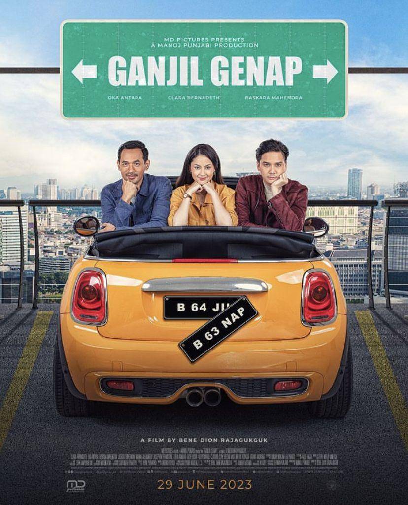 poster film Ganjil Genap (Instagram.com/ganjilgenap_md