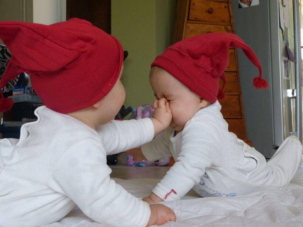 ilustrasi bayi kembar (pixabay.com/pvandermaesen0)