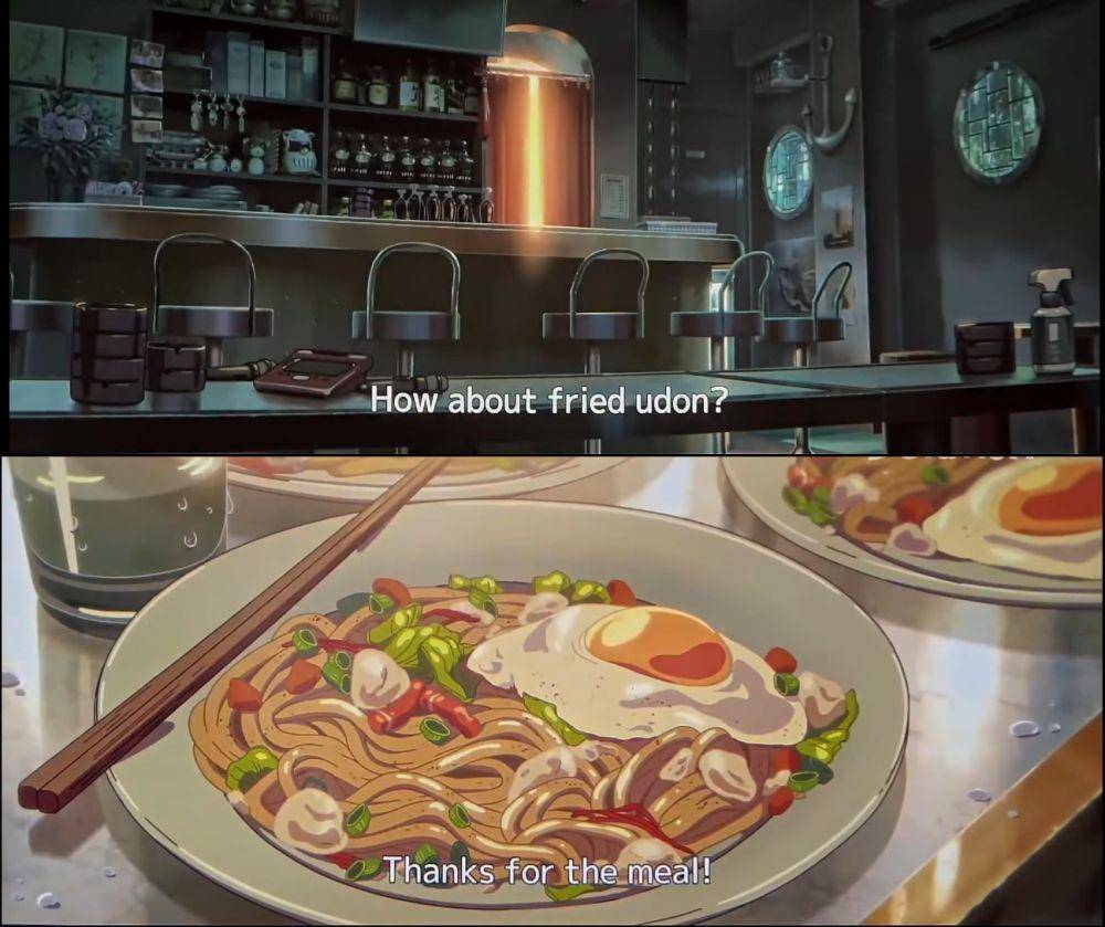 yaki udon (suzume-movie.com)