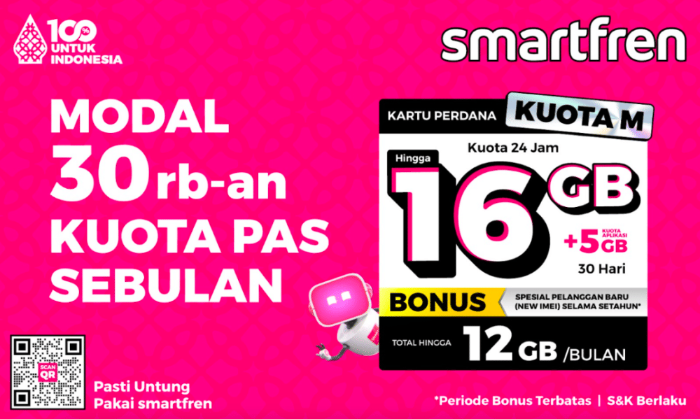 Kartu perdana Kuota M (Dok. smartfren)