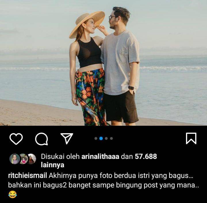 Jeje bucin ke syahnaz (Instagram.com/ritchieismail)