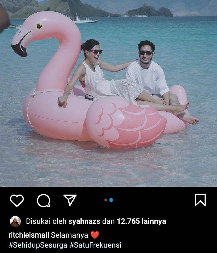 Jeje bucin ke syahnaz (Instagram.com/ritchieismail)