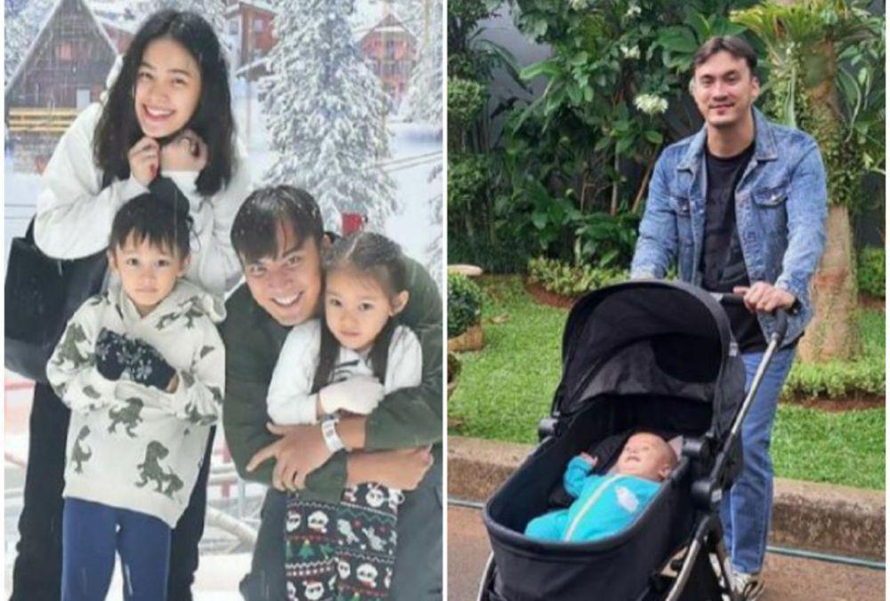 10 Potret Kedekatan Rendy Kjaernett bersama Ketiga Anaknya, Hot Daddy!