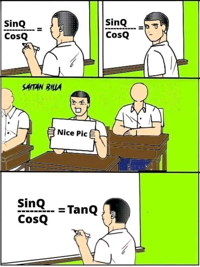 meme dan potret lucu matematika (facebook.com/notelibrary)