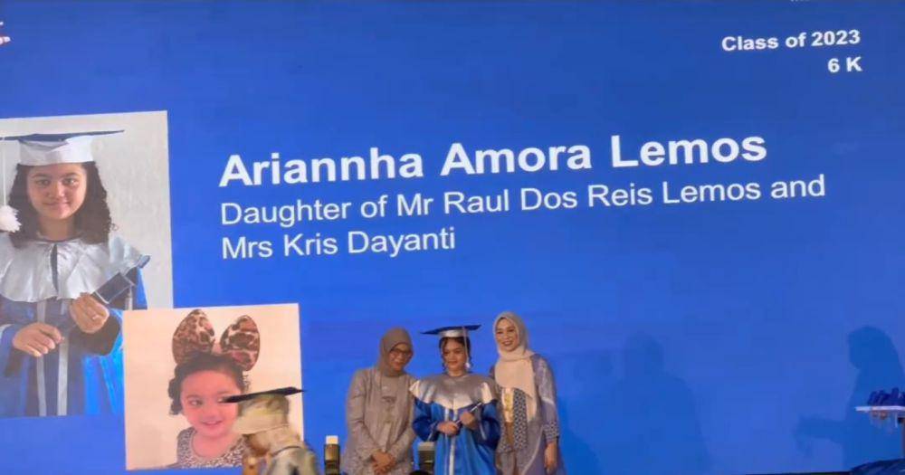 potret wisuda Amora Lemos (instagram.com/krisdayantilemos)