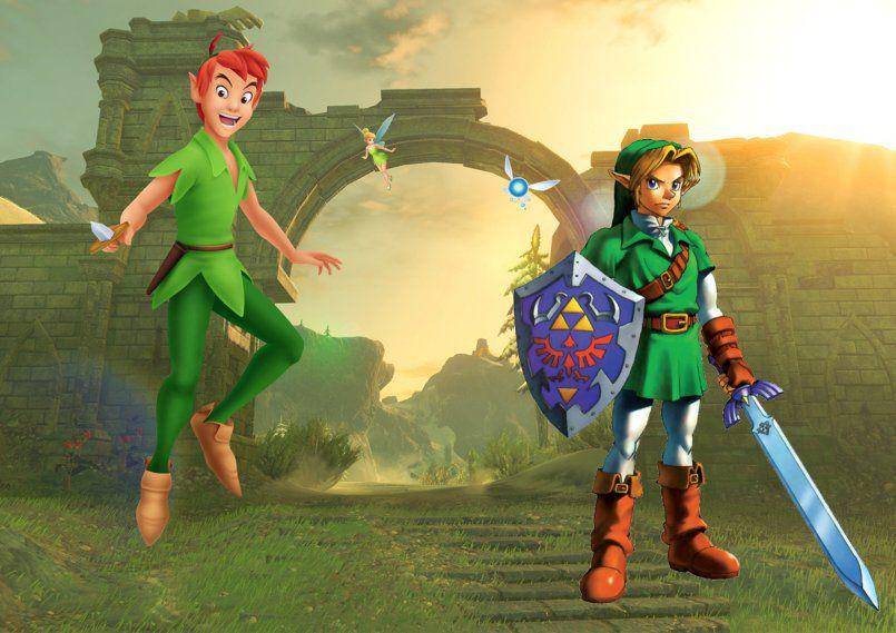 Link dan Peter Pan (dok. Nintendo)