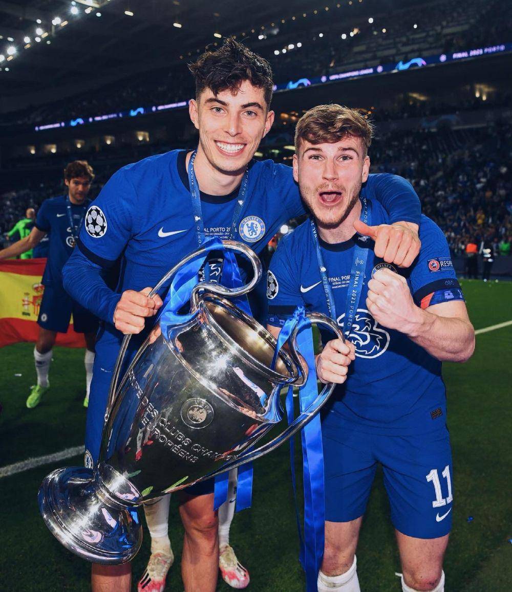 Kai Havertz dan Timo Werner (twitter.com/kaihavertz29)