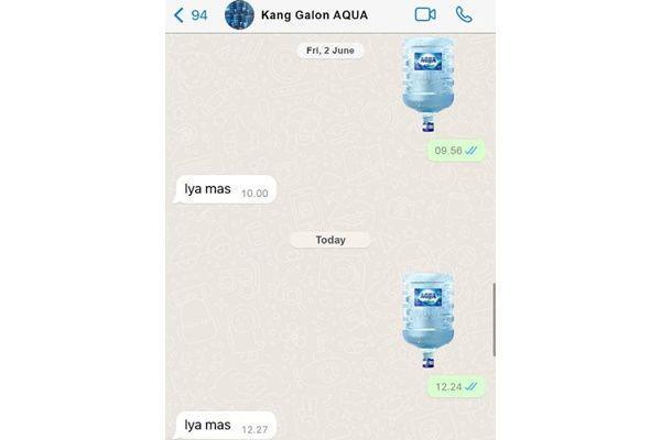 7 Chat Minta Kirim Galon Ini Template Abis, Ngeselin tapi Kocak!