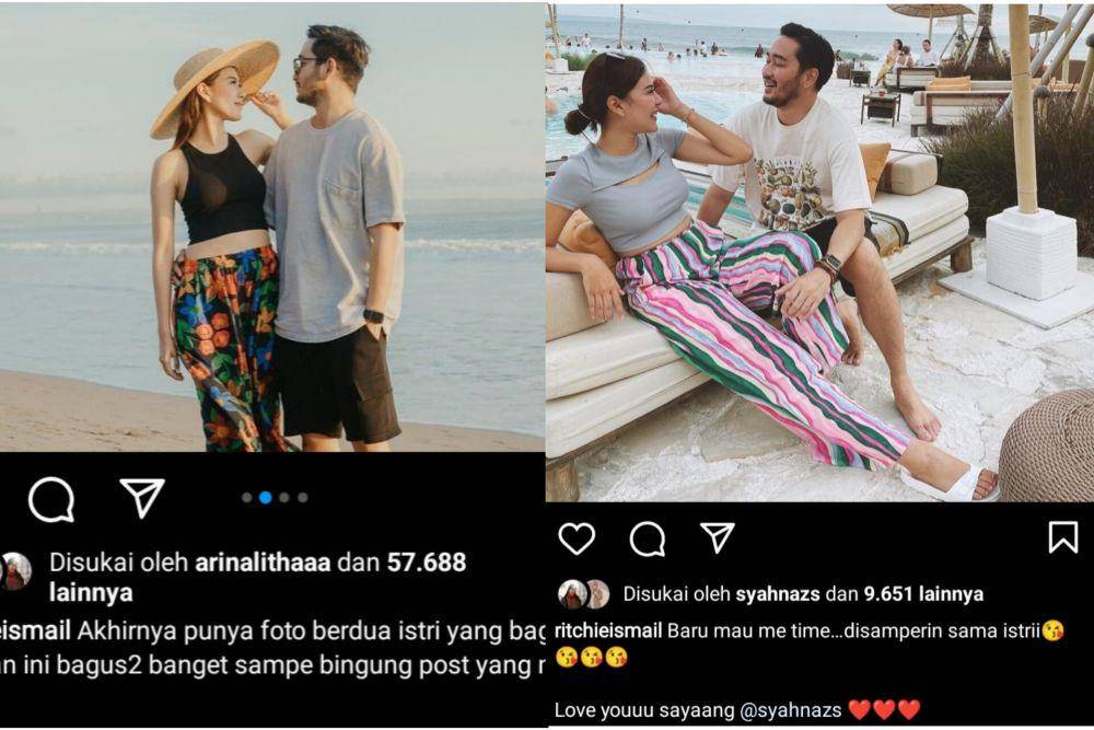 Jeje bucin ke syahnaz (Instagram.com/ritchieismail)