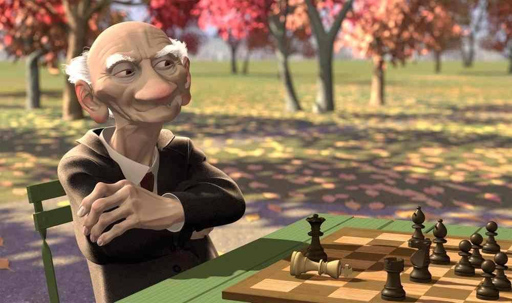 cuplikan film Geri's Game (Dok.Pixar Animation Studios/Geri's Game)