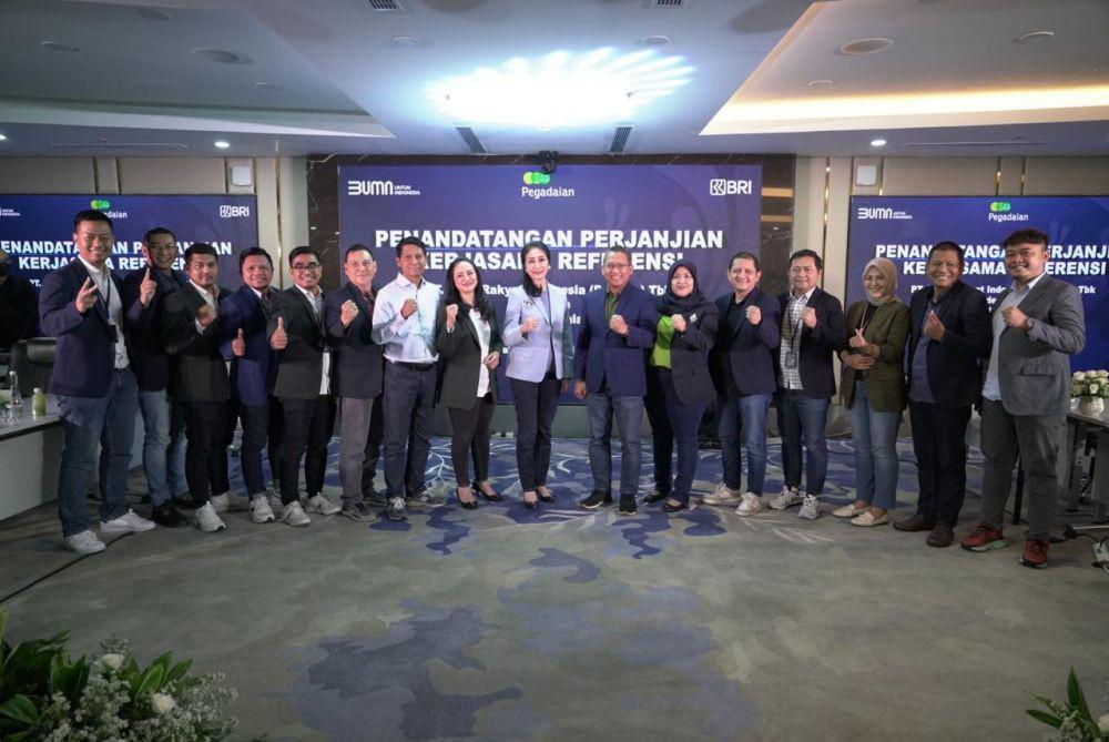Bidik Nasabah Prioritas, Pegadaian & BRI Jalin Kerja Sama
