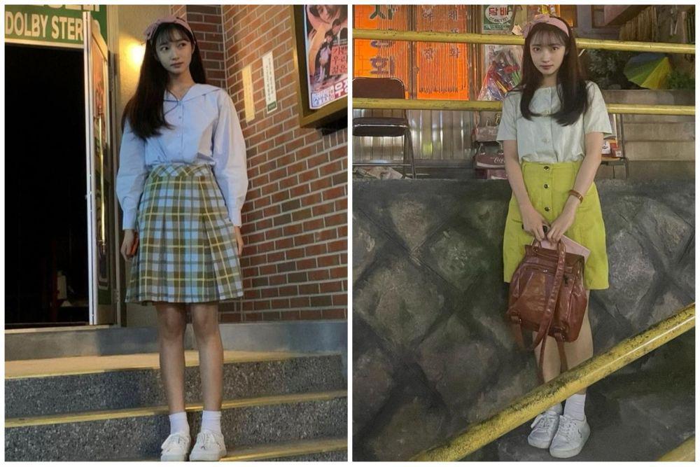 9 Inspirasi Outfit Cewek Vintage ala Drakor My Perfect Stranger!