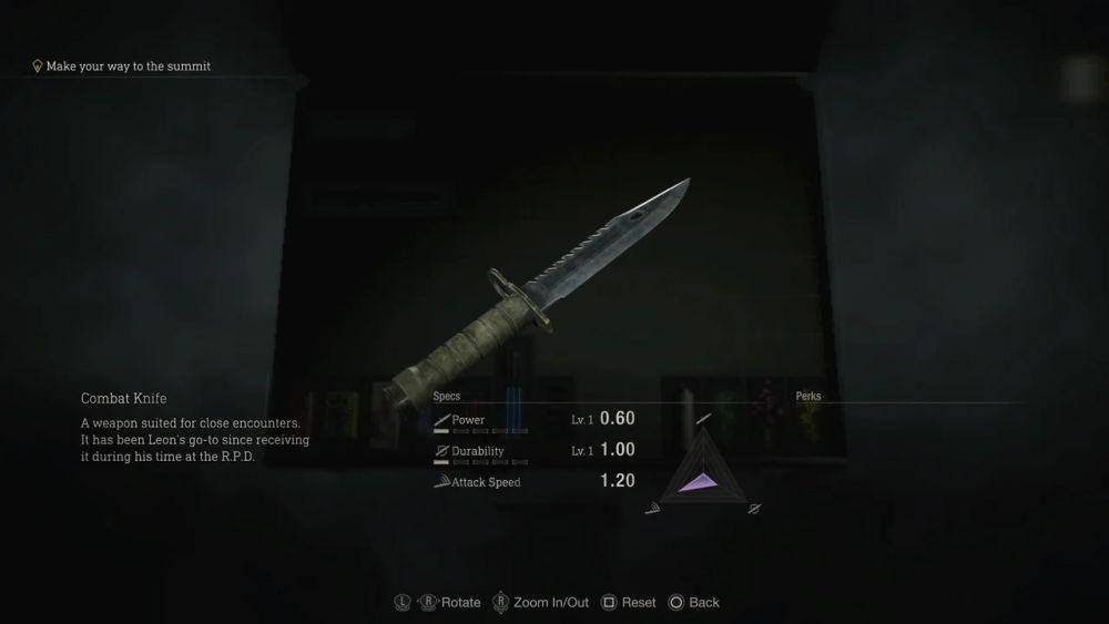 pisau di Resident Evil 4 Remake (dok. Capcom)