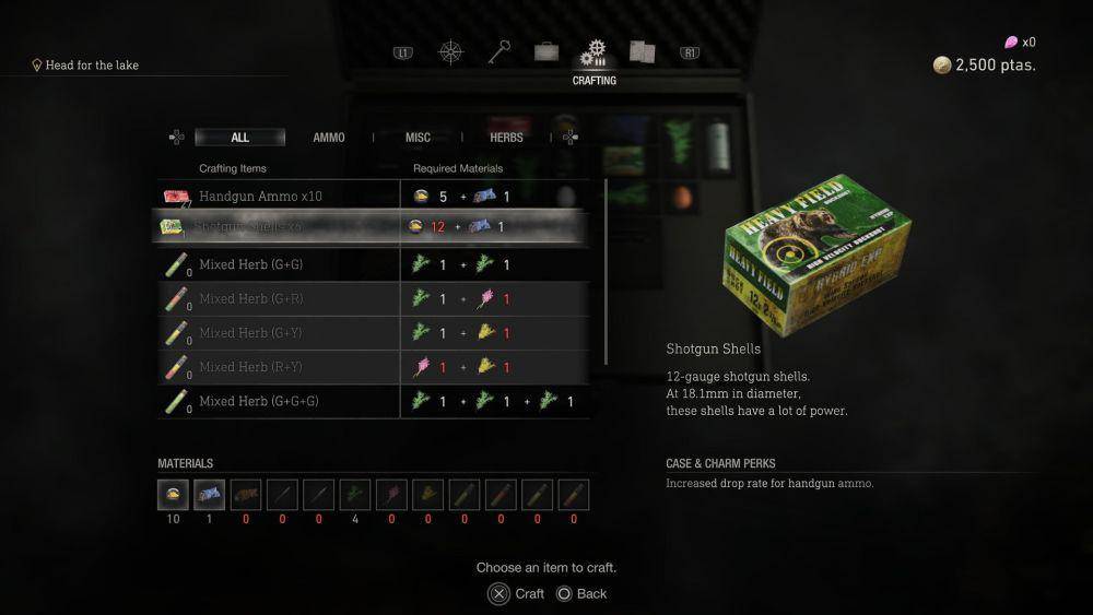crafting peluru di Resident Evil 4 Remake (dok. Capcom)