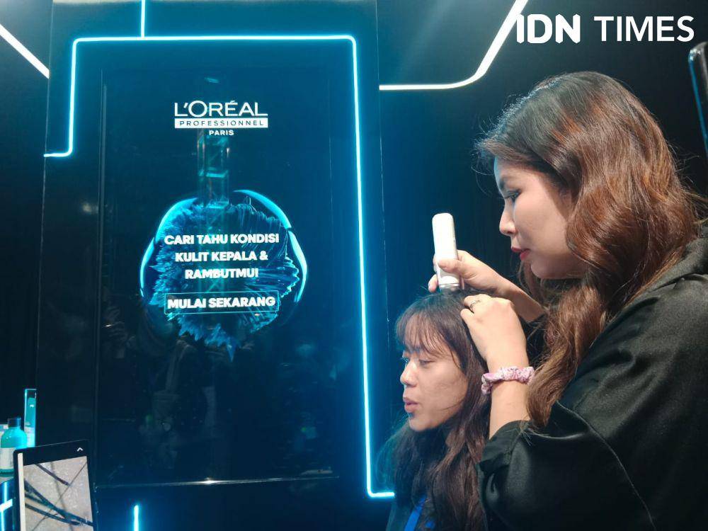 L’Oréal Professionnel Business Forum (LPBF) 2023 di Basketball Hall Senayan pada Rabu (22/6/2023) (IDN Times/Adyaning Raras)
