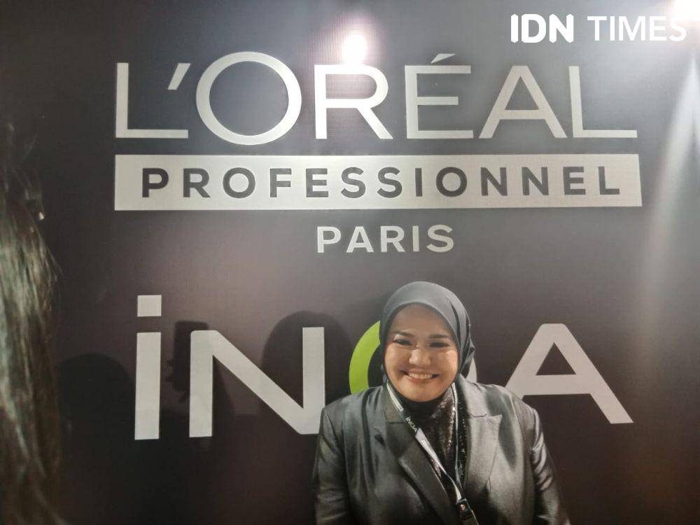 L’Oréal Professionnel Business Forum (LPBF) 2023 di Basketball Hall Senayan pada Rabu (22/6/2023) (IDN Times/Adyaning Raras)