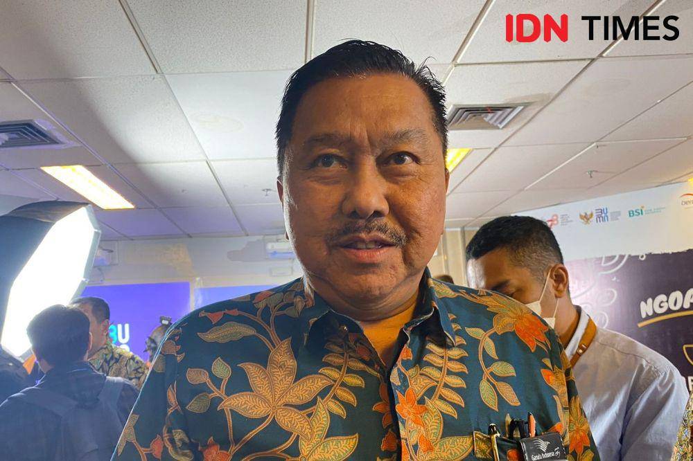 Direktur Keuangan dan Manajemen Risiko Garuda Indonesia, Prasetio (IDN Times/Vadhia Lidyana)