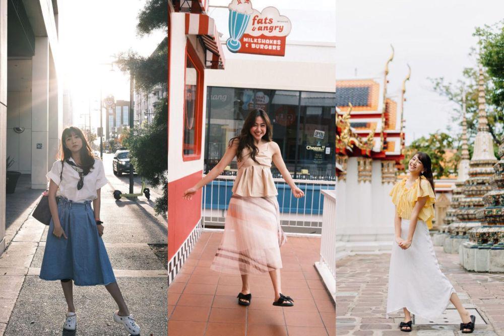 9 Inspirasi Mix and Match Rok ala Shanju Eks JKT48, Tampil Girly!