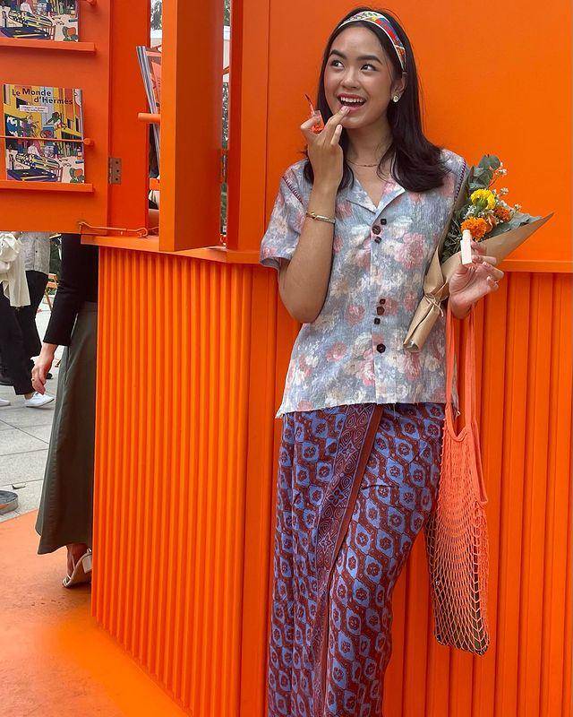 OOTD kebaya ala Rania Maheswari (instagram.com/raniaayami)