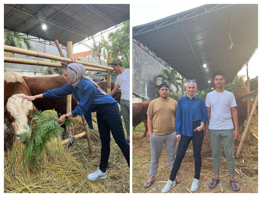 9 Potret Delia Septianti Saat Jadi Juragan Sapi, Sering ke Kandang!