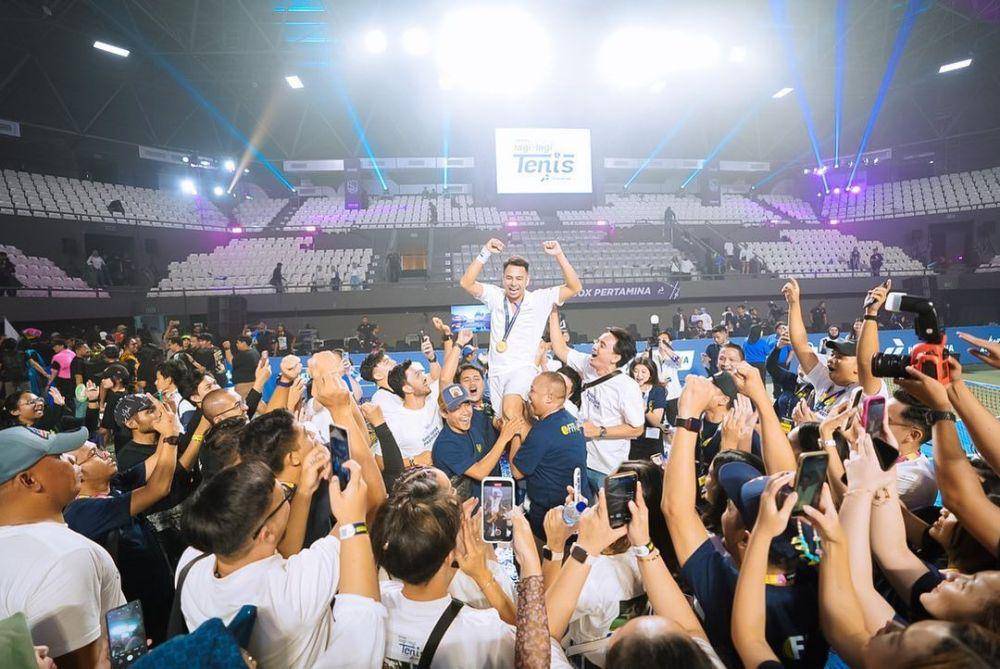 momen manis event Lagi-Lagi Tenis (instagram.com/rans.entertainment)