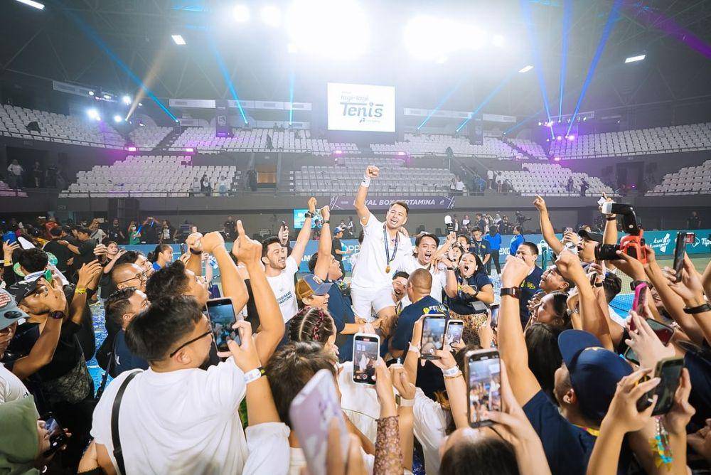 momen manis event Lagi-Lagi Tenis (instagram.com/rans.entertainment)