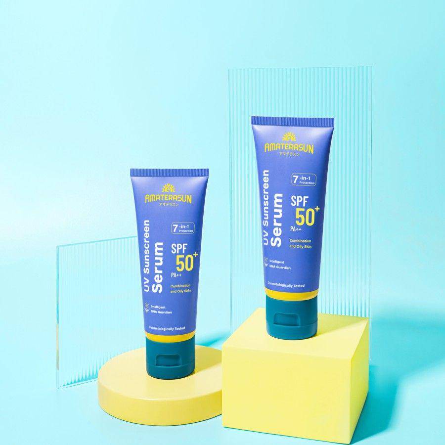 AMATERASUN UV Sunscreen Serum SPF 50+ PA++ (dok. Tokopedia/Amaterasun Official)